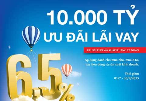10.000 tỷ đồng ưu đãi lãi vay cho khách VietinBank