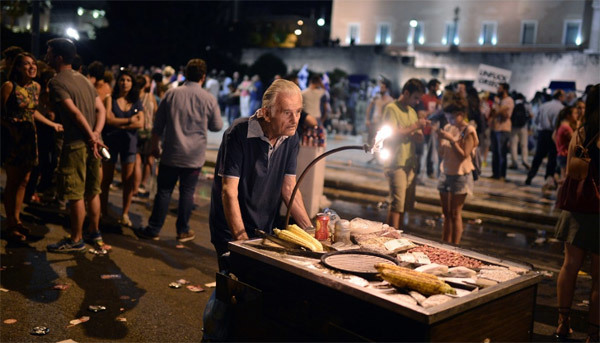 Những hình ảnh phơi bày khủng hoảng Hy Lạp
