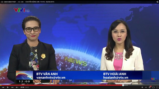 Lỗi trang phục của BTV Hoài Anh, Vân Anh