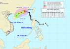 Bão số 2 vần vũ trên biển Đông, gió giật đến cấp 12