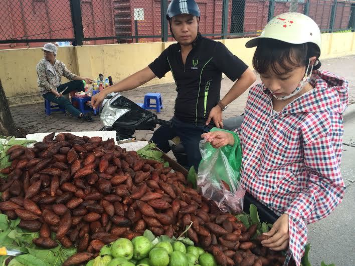 Quả lạ đầy gai: Dân Hà thành rủ nhau ăn thử