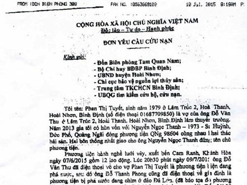 Nỗ lực tìm kiếm 11 ngư dân trôi dạt trên biển