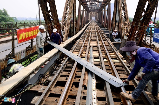 Cầu Long Biên vào đợt đại tu lớn nhất thế kỷ