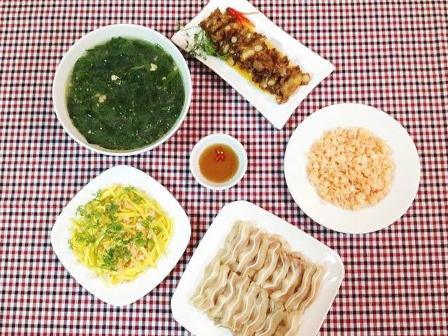 Bữa ăn 5 món ngon miệng