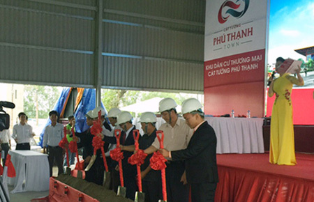 Cát Tường Đức Hòa khởi công 2 công trình dân sinh