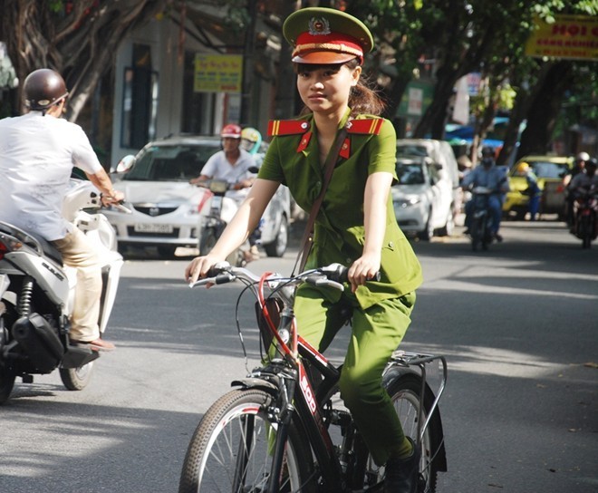 Cảnh sát Hà Nội sẽ tuần tra bằng xe đạp