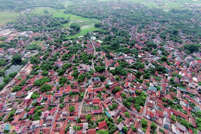 Ngôi làng cổ đẹp nhất Việt Nam nhìn từ bầu trời