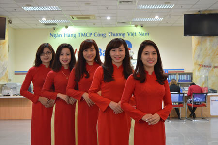 VietinBank tuyển 3 lễ tân văn phòng