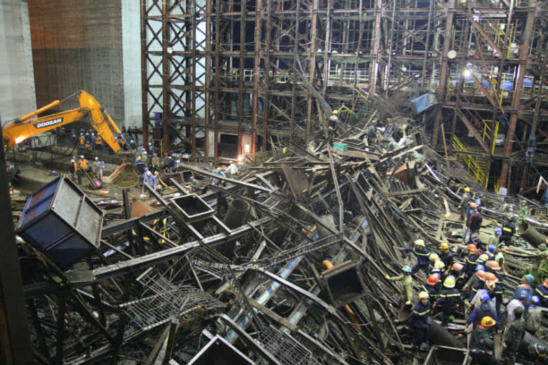 Những nguyên nhân khiến giàn giáo trong Formosa đổ sập