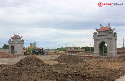 Cận cảnh công trường Văn Miếu hàng chục tỷ ở Hà Tĩnh