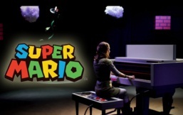 Thích thú với nhạc nền Mario huyền thoại được tái hiện qua tiếng đàn piano