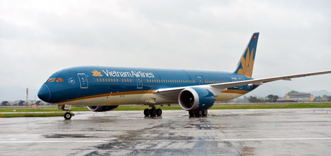 Vietnam Airlines đón nhận tàu bay 787-9 Dreamliner đầu tiên