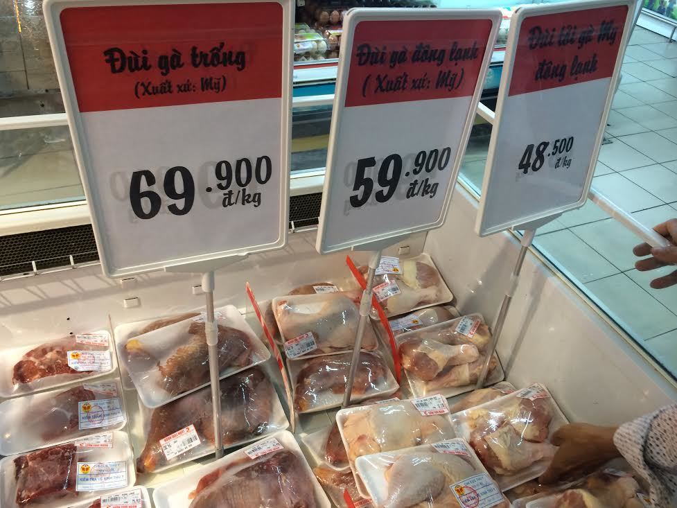 Mỹ phủ nhận việc bán phá giá gà Mỹ tại Việt Nam
