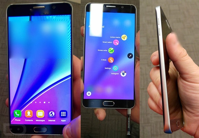 Rò rỉ ảnh thực tế rõ nét của Galaxy Note 5